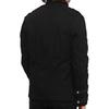 Men's Black Gothic Steampunk Military Band Jacket