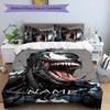 3pcs Venom4 Cover Set - Personalized Name, HD Printed Bedding with 1 Cover and 2 Pillowcases - Perfect for Home Decor, Easy Care