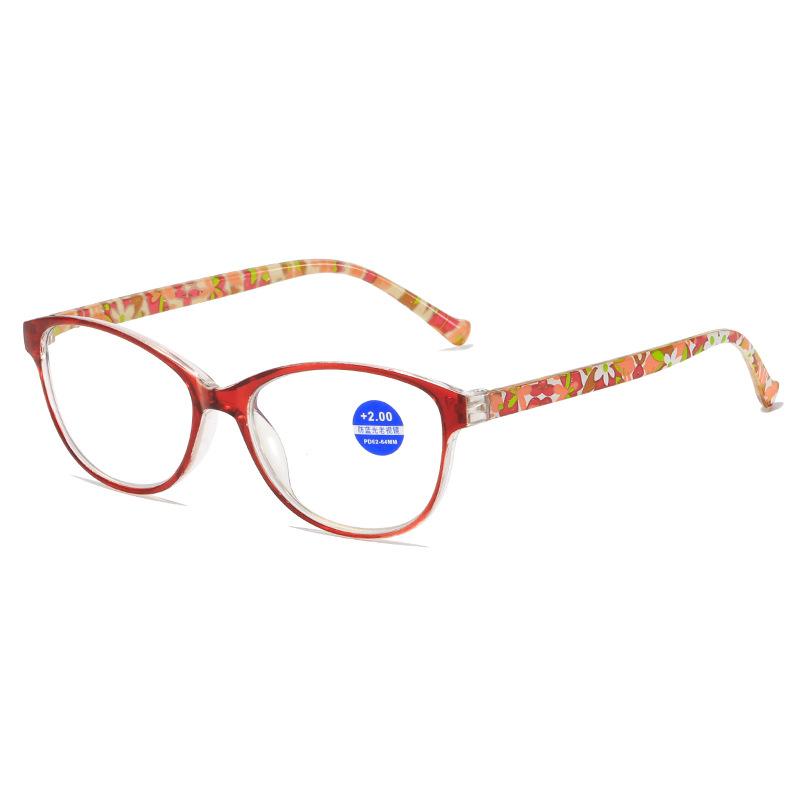 

2024 New Fashion Printing Anti-blue Reading Glasses Men Women Presbyopia HD Reading Glasses +1.0 +1.5 +2.0 +2.5 +3.0 +3.5 +4.0 +100 красный