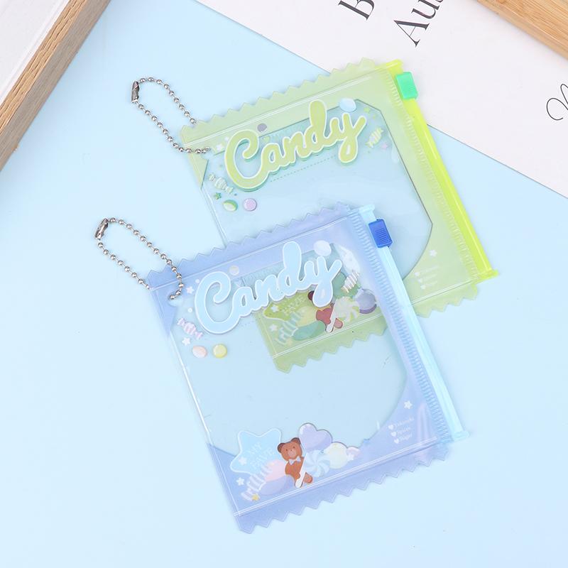 5Pcs Candy Bag Props Badge Storage Display Bag Pendant Protective Shell Card Bag