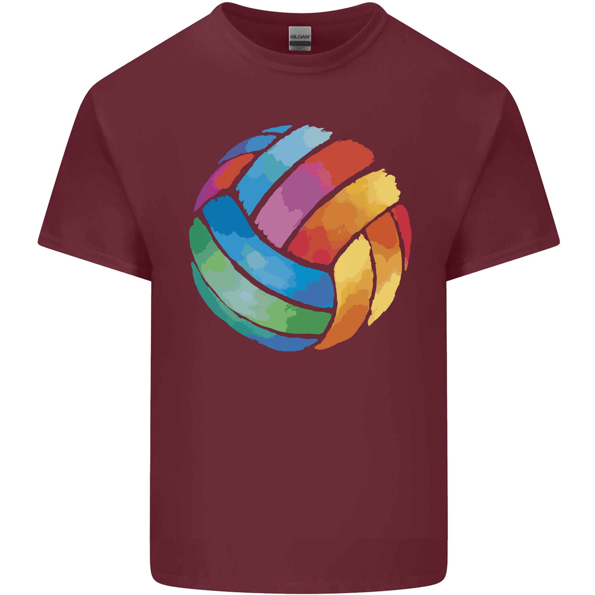 Volleyball Watercolour Unisexs Light Cotton TShirt S