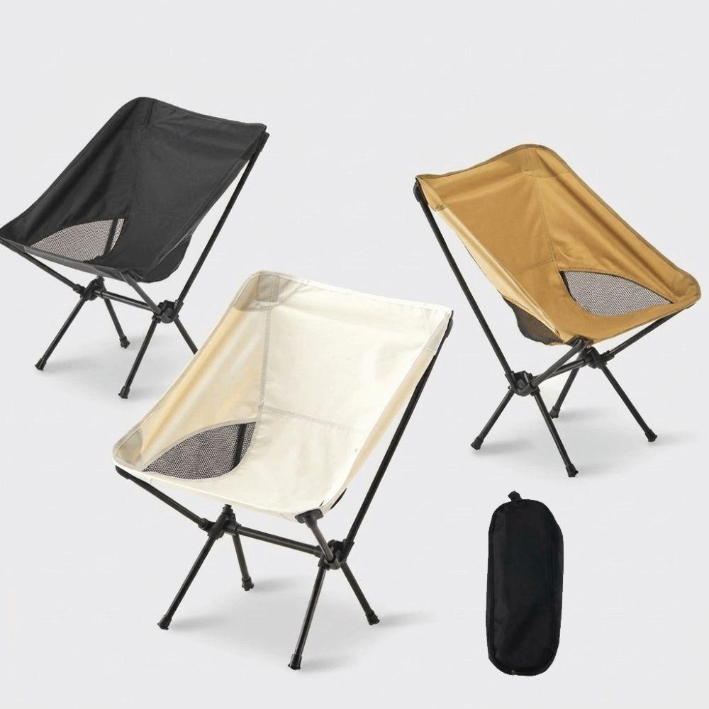 Portable Folding Camping Chair Sturdy Outdoor Fishing Stool Camping Leisure Chair Hiking Picnic