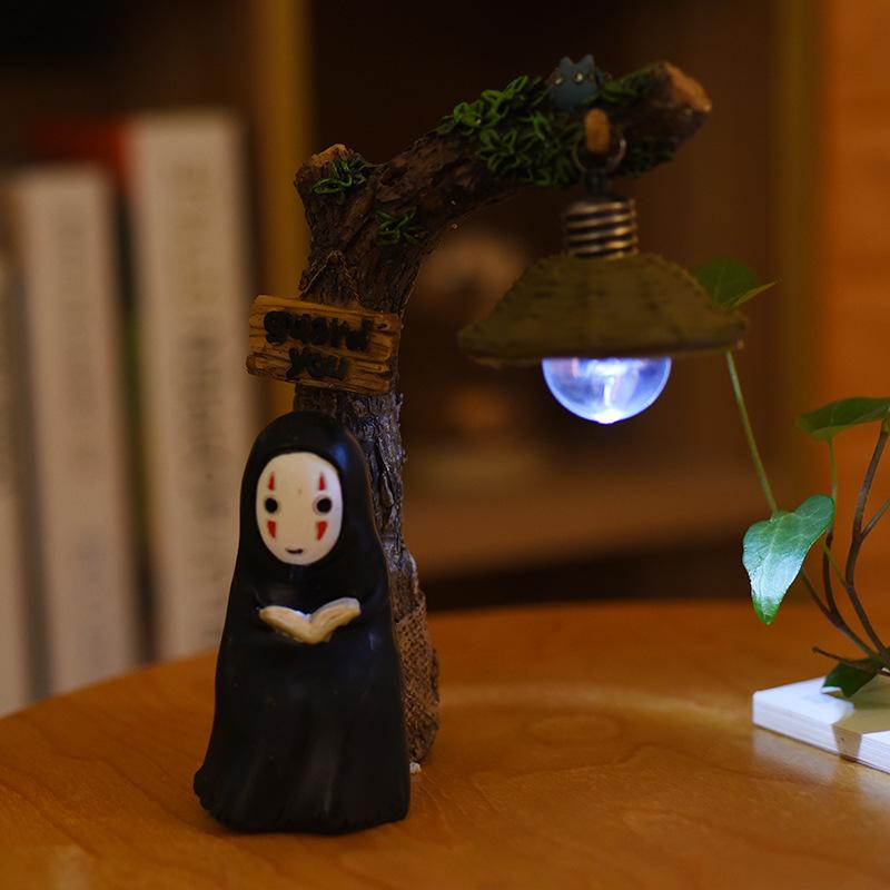 Night Light Doll Miyazaki Hayao Spirited Away Resin Action Figure Kids Toy
