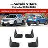 4PCS Splash Guards Mudguards Compatible with Suzuki Vitara / Edcudo  2016 2017 2018 2019 2020 2021 2022 2023 2024 4th Gen.