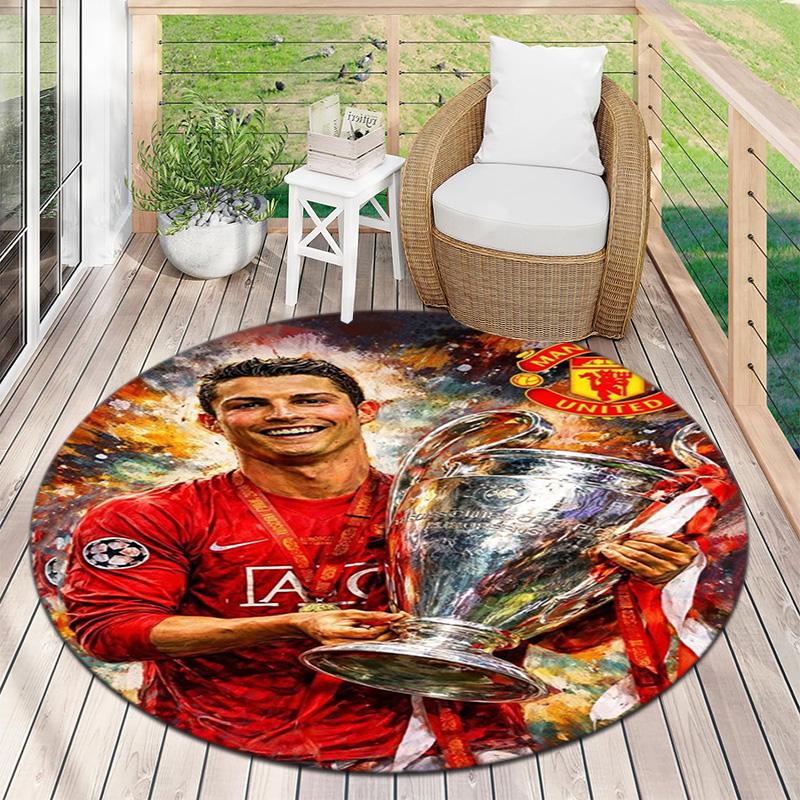 Cristiano Ronaldo Glory Carpet Living Room And Bedroom Mats Suitable For All Seasons Christmas Gifts Art Protective Pad