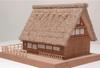 Woody Joe Mini Architektura Drewniany Model Zestaw do Montażu Nr 1 Styl Gassho (Budynek)