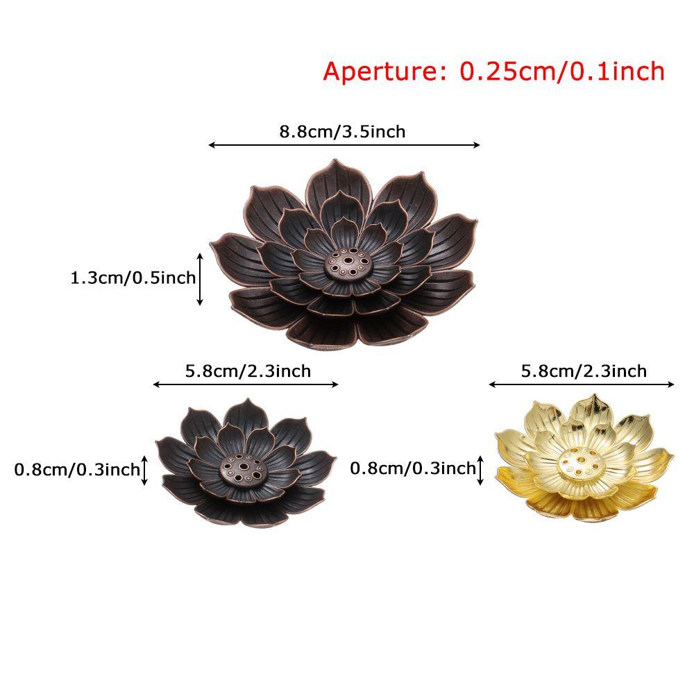 Sandalwood Line Incense Plate Home Decor Incense Burner Buddhism Lotus Incense Holder Joss-stick Inserted
