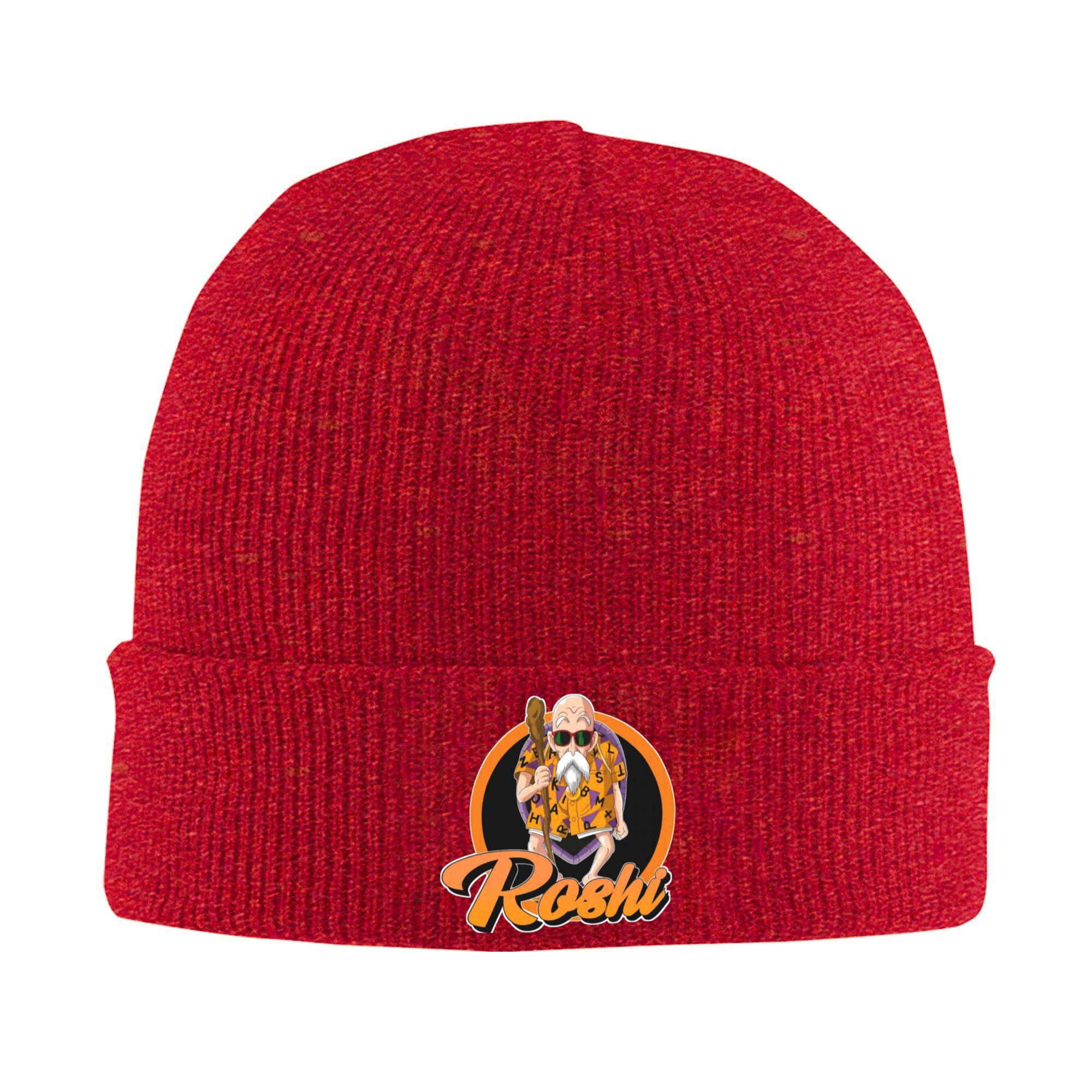 

dbz DragonBall Master Roshi Knitted Caps for Women Unisex Beanie Winter Hat Acrylic dragon ball Hip Hop Caps One Size