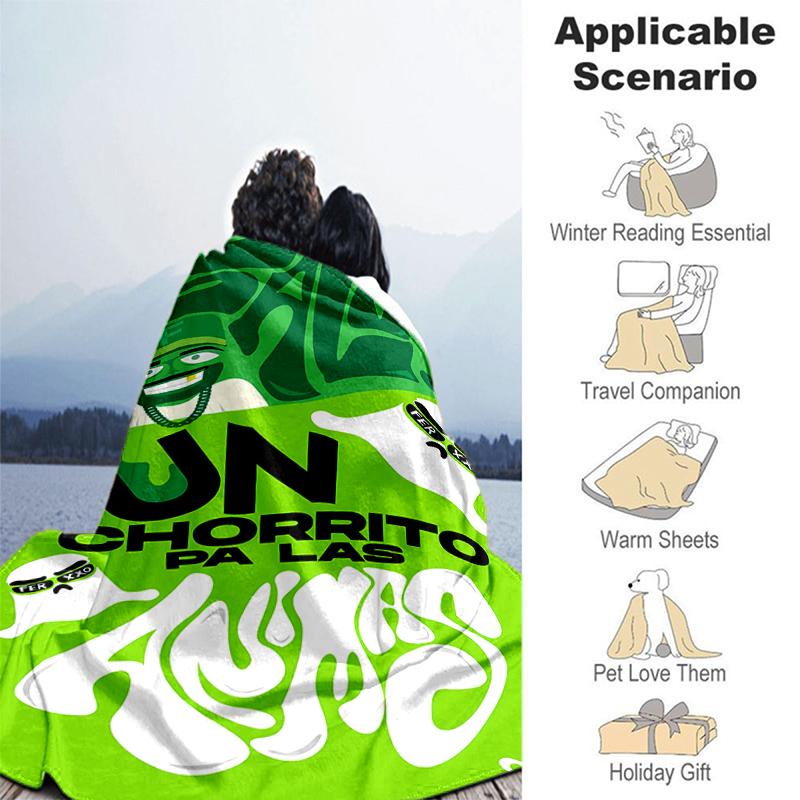 1pc Blanket Feid6 Print Design, Lightweight Blanket for Sofa, Bed- Soft &Warm, Gift for All Seasons Like Christmas, Halloween