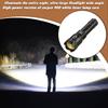 LED Flashlight Rechargeable Camping Flashlight Water Resistant LED Light 3 Modes Rechargeable Flash Light Zoomable For Outdoors
