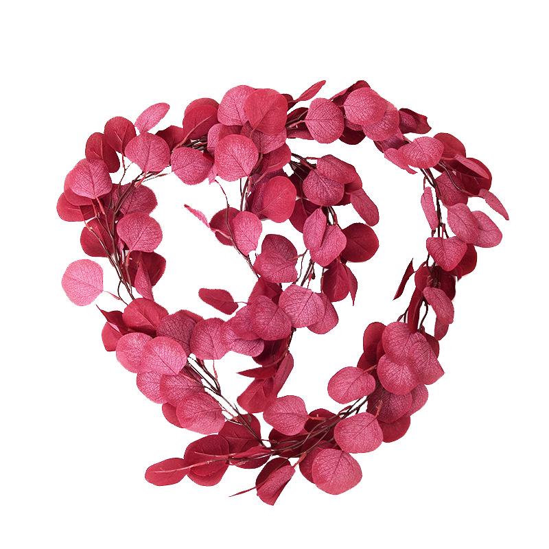 Artificial Eucalyptus Vine with Round Leaves for Home and Wedding Decoration