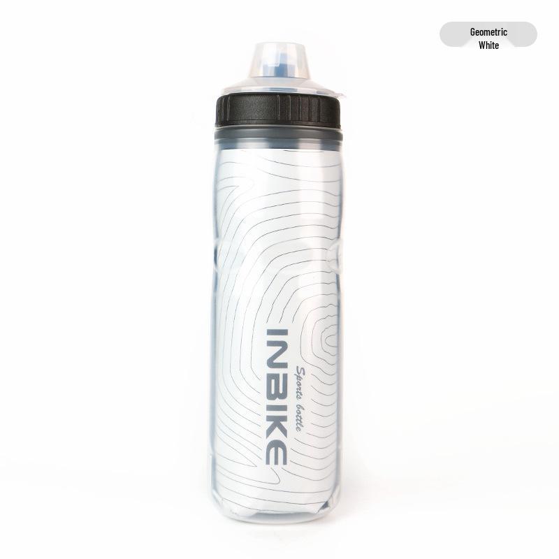 INBIKE 600ml Large Capacity Bike Water Bottle - Outdoor Squeeze Type, Ideal for Road Cycling Sports
