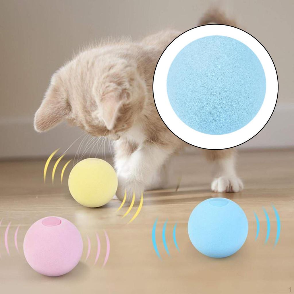 Katzenspielzeug Interaktiver Ball Nachfüllbar Katzenminze Training Spielen Haustier Quietschendes Zubehör Produkte