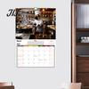 Home Study Room Decoration 2027 Pugs Working Wall Calendar, Funny Dog Hanging Office Organizer 12 Monthly Planner with Unique Illustrations for Decor