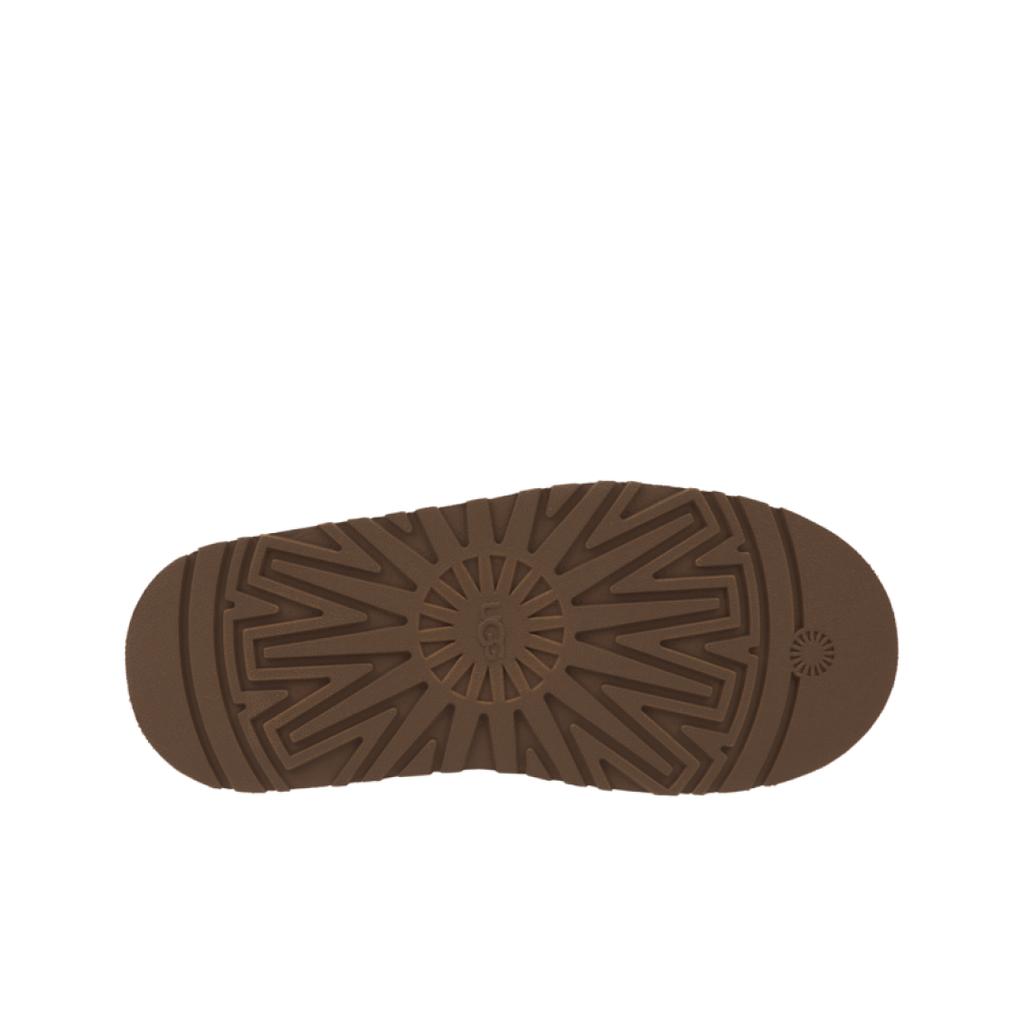 UGG Tazz Braid Slipper Hardwood femei pantofi maro 1143976-HWD