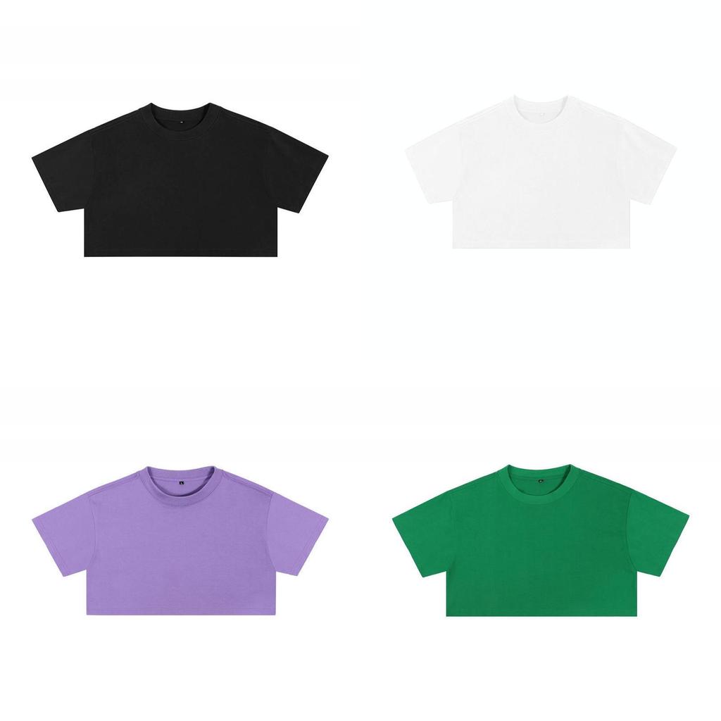 Cotton Short Sleeve T Shirt For Women With Print Streetwear Summer