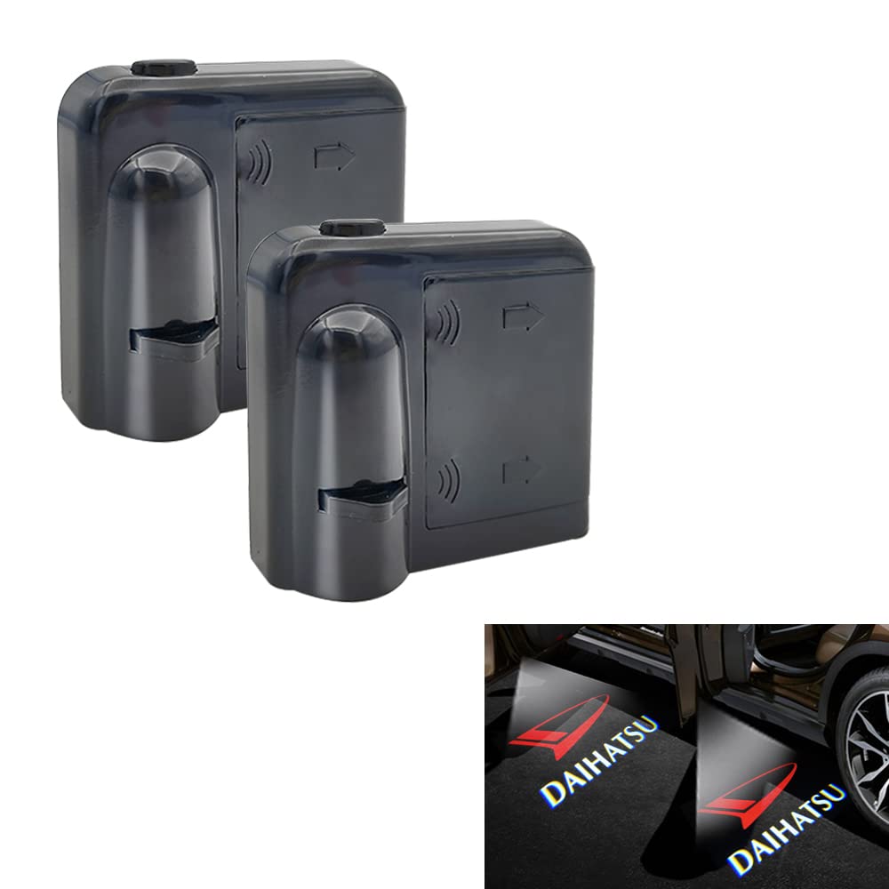 

Akarin 2 шт. Универсальный беспроводной автомобильный логотип LED Welcome Ride Welcome Light Door Courtlight для Daihatsu Daihatsu (дайхатсу)…