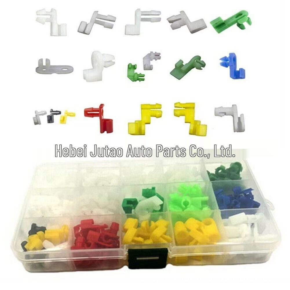 160PCS Universal Door Lock & Wire Clip Set with Storage Box
