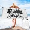 Asciugamano da Spiaggia Anime Jujutsu Kaisen Morbido Microfibra Asciugatura Rapida Assorbente Asciugamani Veloci Per Piscina