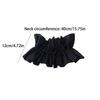 Detachable Fake Collar Black White Solid Color Decorative Collar Ruffled Neck Lace Cotton Stand Up Collar