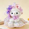 Soft Sheep Doll Keychain Plush Backpack Pendant Ornament Cute Bag Hanging Decor  Bag