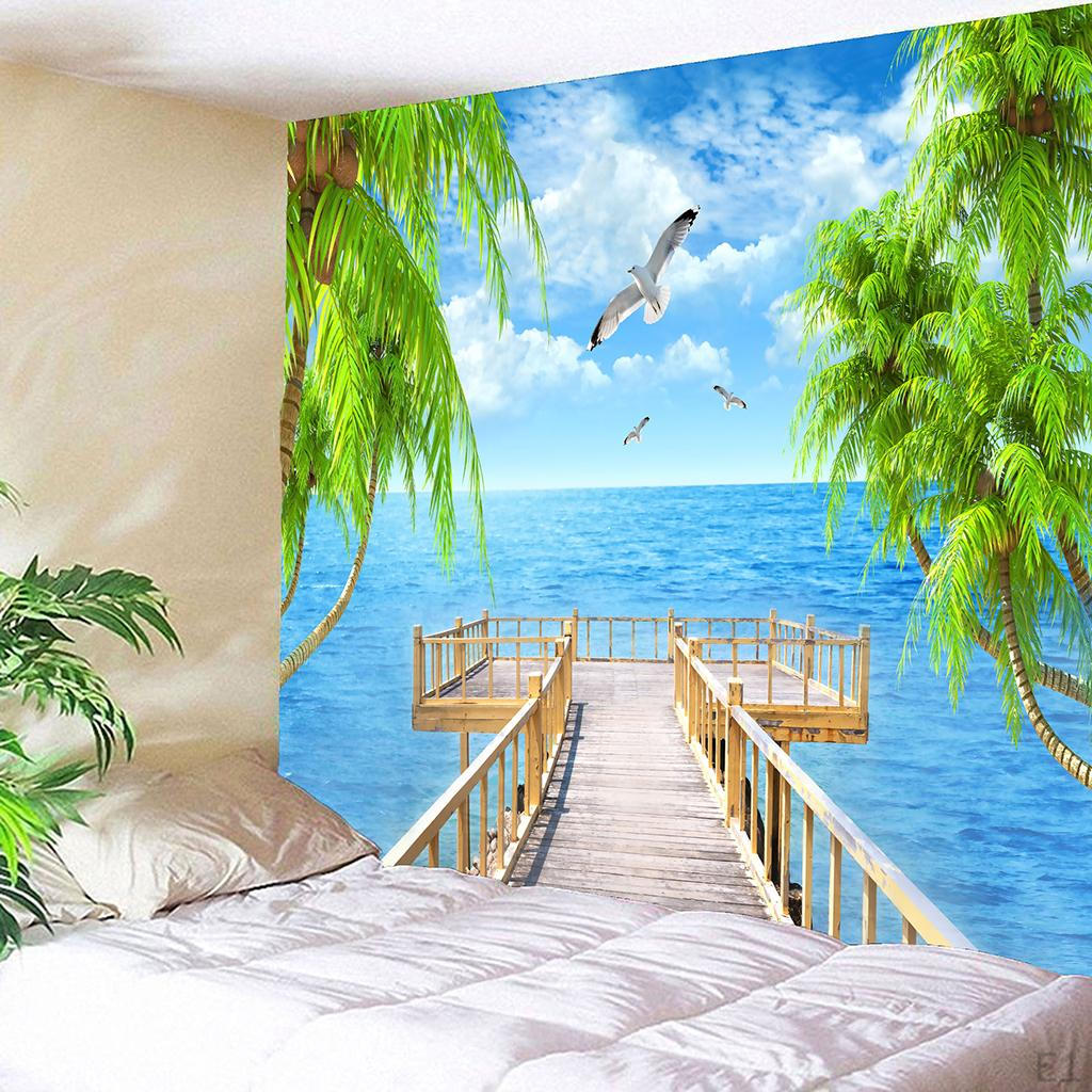 Tapestry Beautiful Pictures Art Mural Hanging Decoration Seascape