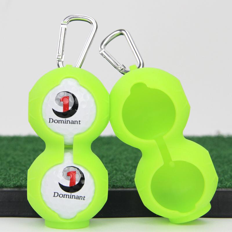 Golf Silicone Ball Covers (2-Pack) - Protective Accessories with Belt Attachment