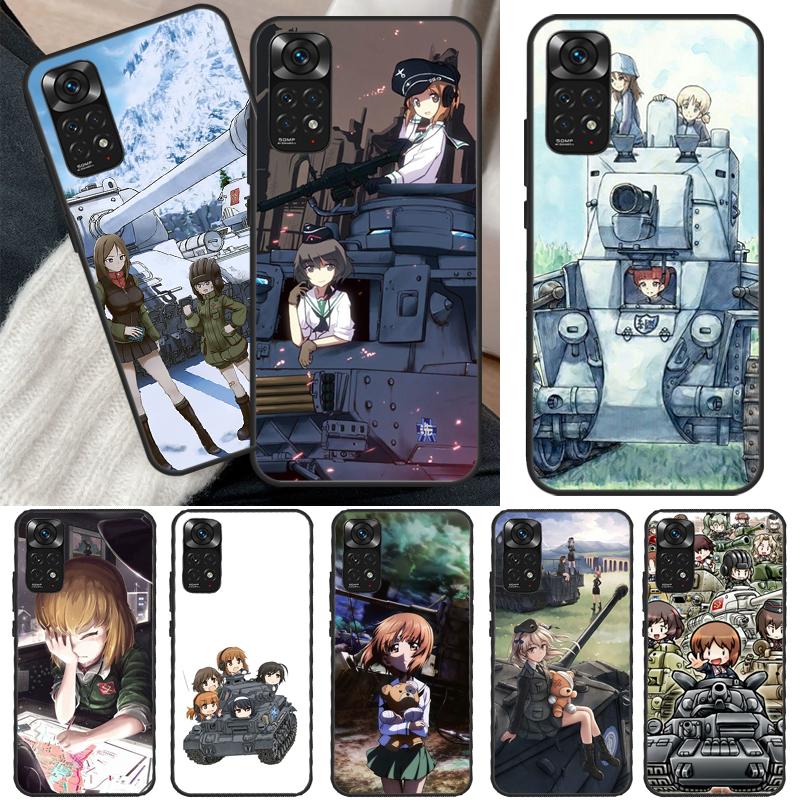 

GIRLS und PANZER Anime Case For Xiaomi Redmi Note 11 10 9 8 Pro Note 11S 10S 9S 8T K50 K40 9A 9C 10A 10C Cover