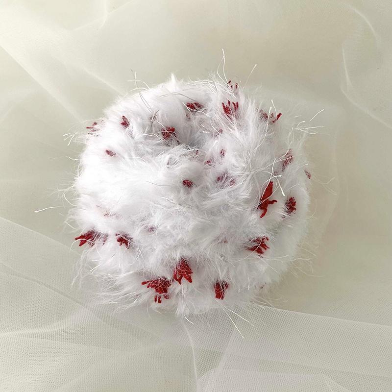 50g Pletení Zima Umělá kožešina Vynikající DIY Tkaní Ručně míchané Ručně vyráběné Háčkování Řemeslné materiály Tkaný šátek Vícebarevný
