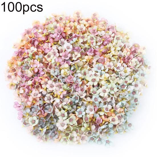 100 ks 2cm mini umělá květinová hlava sedmikrásky DIY svatební dekorace girlanda