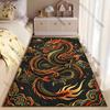 Fiery dragon power and strength carpet Yoga living room room decor children's crawling mat doormat area rug games mat