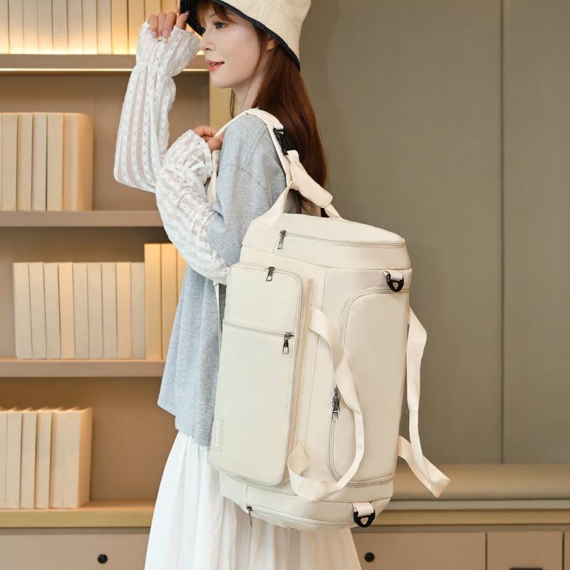 Today's Popular New Three-purpose Wet and Dry Separation Travel Bag Removable Strap Oxford Travel Backpack Fitness