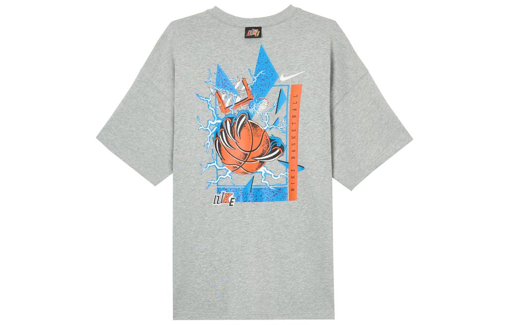 Nike T Shirts Men's Toned Dark Gray Crew Neck Moderate IH9269-063