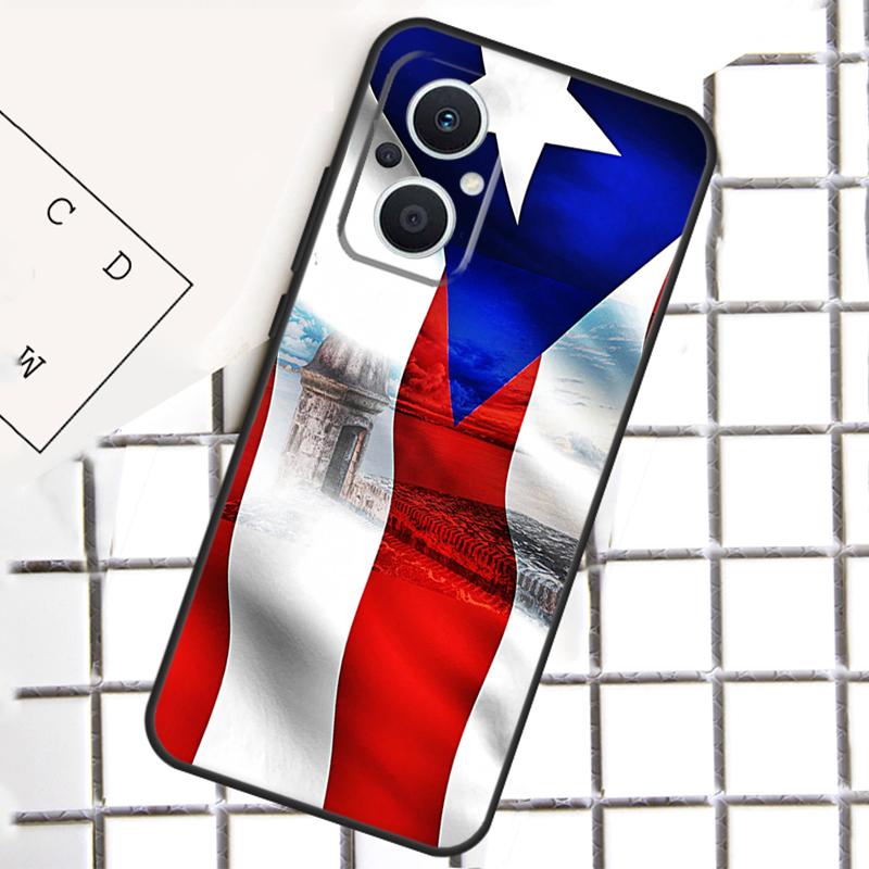 Puerto Rico Flag Phone Case For OPPO Reno 8T 7 8 Lite 14F 14 13 12 11 F 10 Pro OPPO Find X8 X6 X5 X9 Pro Cover
