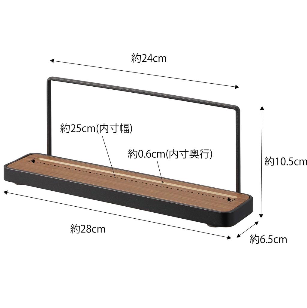 Yamazaki Shrine W28 x x Tower Simple Shrine Freestanding 5835 (Yamazaki Industries) Stand, Black, Approx. D6.5 H10.5cm, Series, Shrine, Stand, Type,