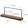 Yamazaki Shrine W28 x x Tower Simple Shrine Freestanding 5835 (Yamazaki Industries) Stand, Black, Approx. D6.5 H10.5cm, Series, Shrine, Stand, Type,