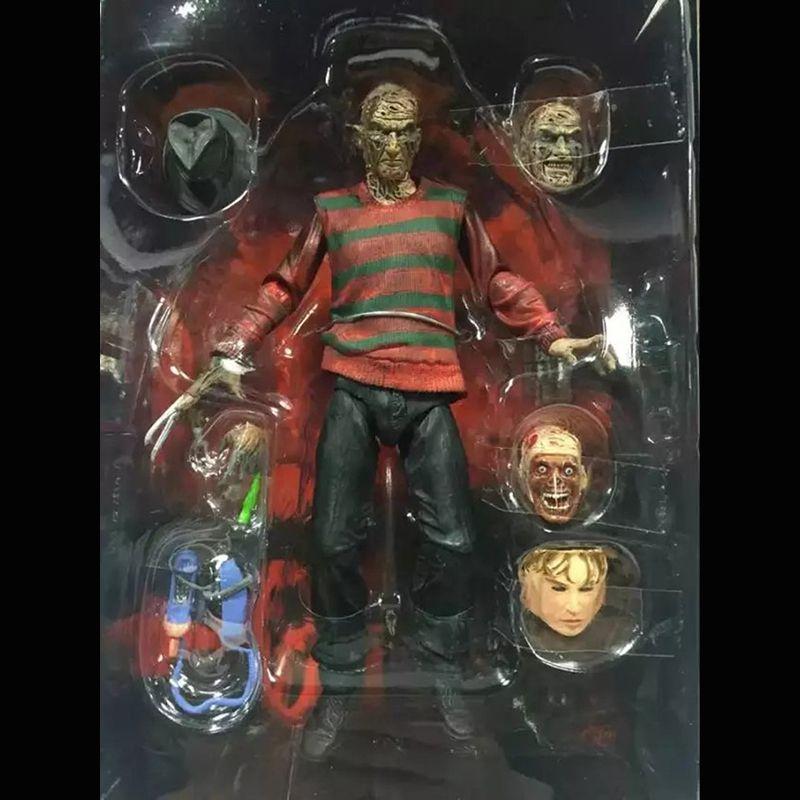 Ultimate Freddy Krueger 7" Action Figure Premium Nightmare On Elm Street Collectible