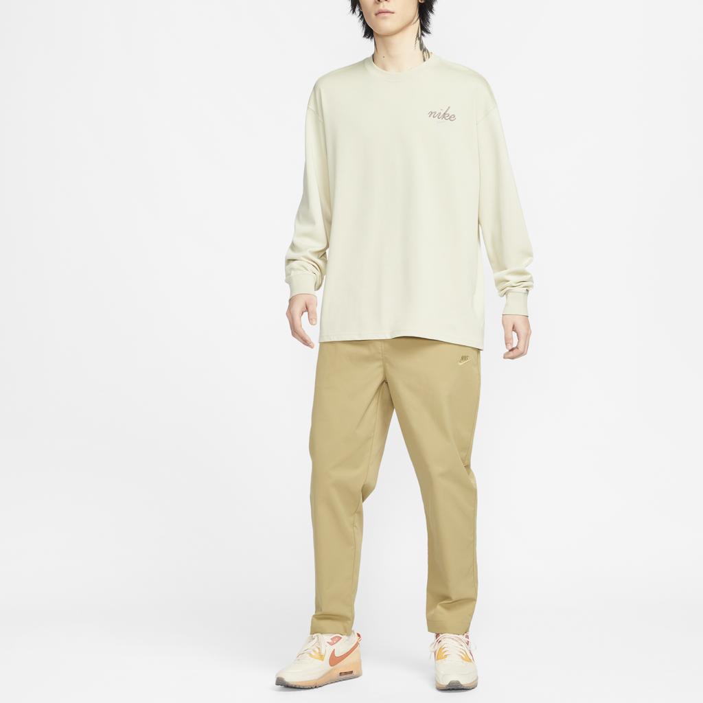 Nike Club Wvn Solid Comfortable Soft Tapered Sports Long Pants Men bottoms Khaki HJ1998297