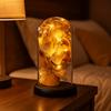 Romantic Artificial Rose Light Luminous LED Eternal Flower Rose Acrylic Cover Ornament  Home Decor