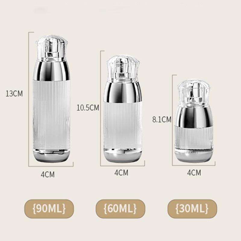 Plastic Shower Gel Dispenser Bathroom Shampoo Conditioner Soap Bottle Travel Lotion Spray Bottle Portable Empty Travel Jars