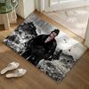 Classical Anime Vagabond Floor Mat Soft Flannel Non-Slip Door Mat - Thickened Rug for Living Room Home Decor