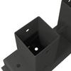 Firewood stacking aid set 2 pcs anthracite 34 x 10 x 15 cm steel