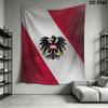 Republik Österreich Wandteppich Ästhetischer Wandbehang Bedruckter Stoffdecke Dekorative Wandteppiche für Schlafzimmer Wohnzimmer Heimdekoration