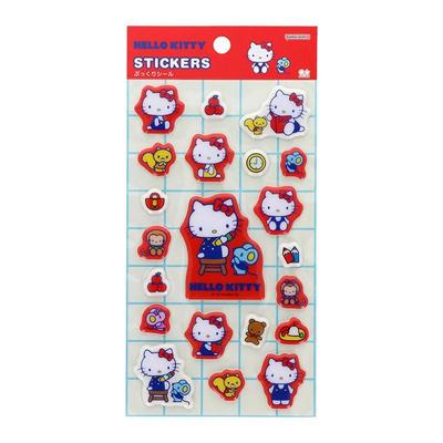 Sanrio Hello Kitty Puffy Stickers ( Retro ) Japan NEW Sanrio Characters