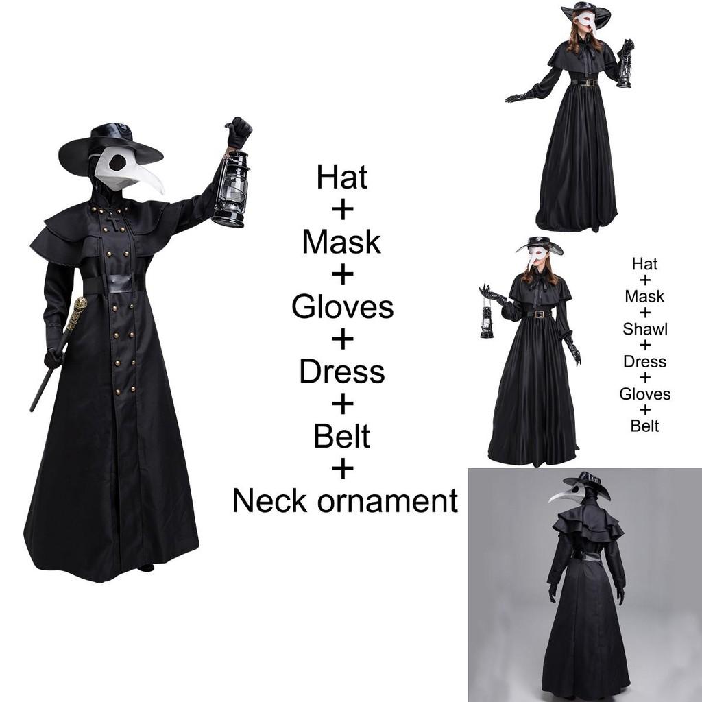 Korkunç Doktor Kostümü Cadılar Bayramı Cosplay ve Performans Kostümleri İçin Mükemmel