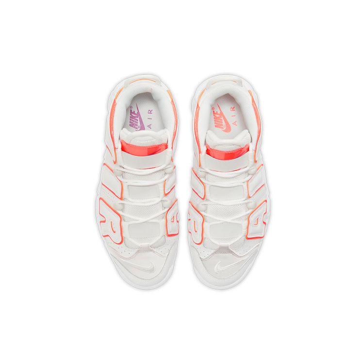 Nike  Air More Uptempo Sunset Women Sneakers White Summit-White Bright-Mango DH4968-100