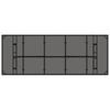 Vidaxl Stół Ogrodowy Ze Szklanym Blatem, Czarny, 240X90X75Cm Rattan Pe