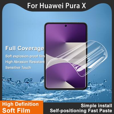 Pro Huawei Pura X Sklo IMAK Hydrogelová fólie 4. generace Chránič obrazovky s plným pokrytím
