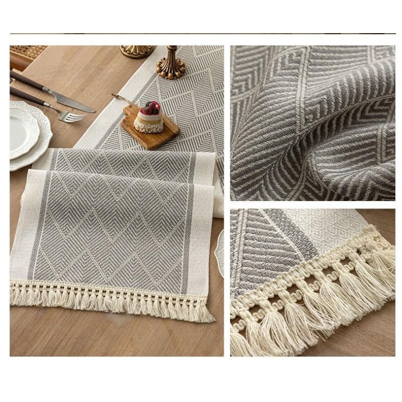 Nordic Minimalist Wallpaper Cotton Linen Wallpaper Waterproof and Stain Resistant Holiday Dining Table Wedding Decoration