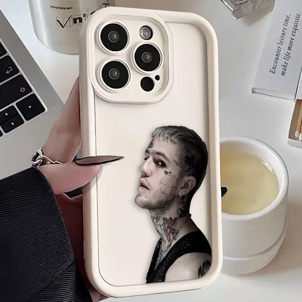 Rapper Cry Baby Lil p-Peep Hell Boy Phone Case For iphone Apple 17 AIR 16 16E 11 12 13 14 15 XR Plus Pro Max Silicone Case Cover